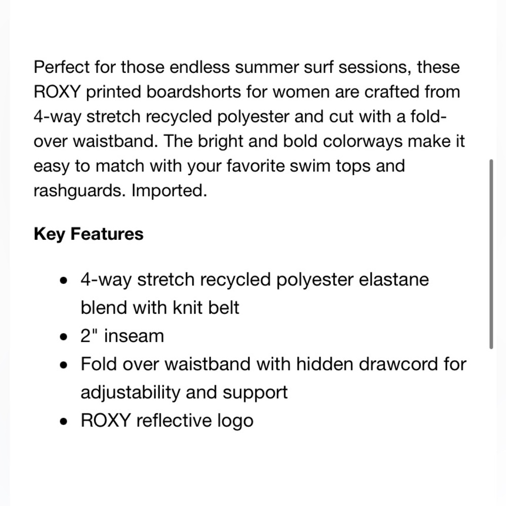 Roxy Endless Summer swim shorts - Picture 11 of 11